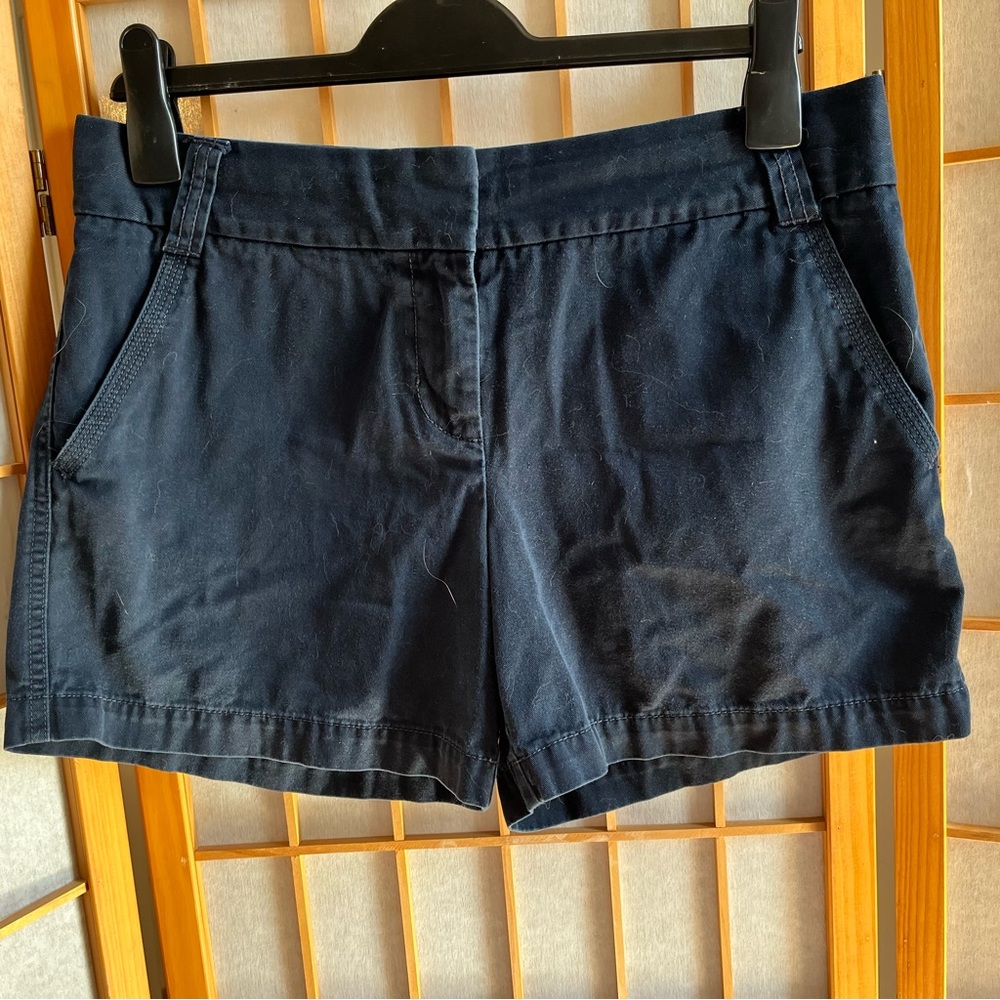 J Crew classic twill chino Navy Women's Shorts